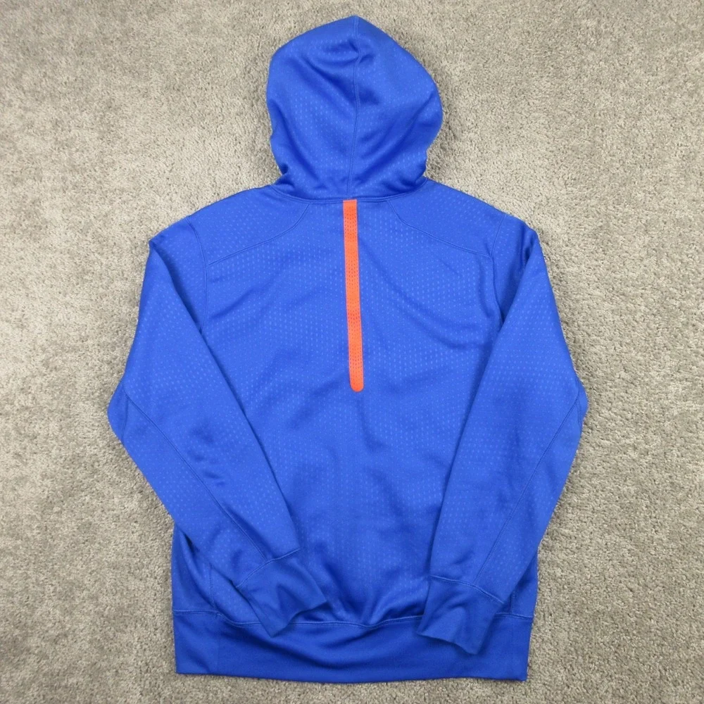 Florida Gators Sweater Mens Large Blue Hoodie Sweatshirt Nike Thermafit Football